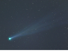 アイソン彗星（2013年11月16日撮影）（提供：牛山俊男）