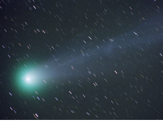 百武彗星（1996年3月23日撮影）（提供：牛山俊男）