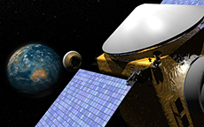 カプセルのみを地球に落下する「オサイリス・レックス」（提供：NASA/Goddard/University of Arizona）