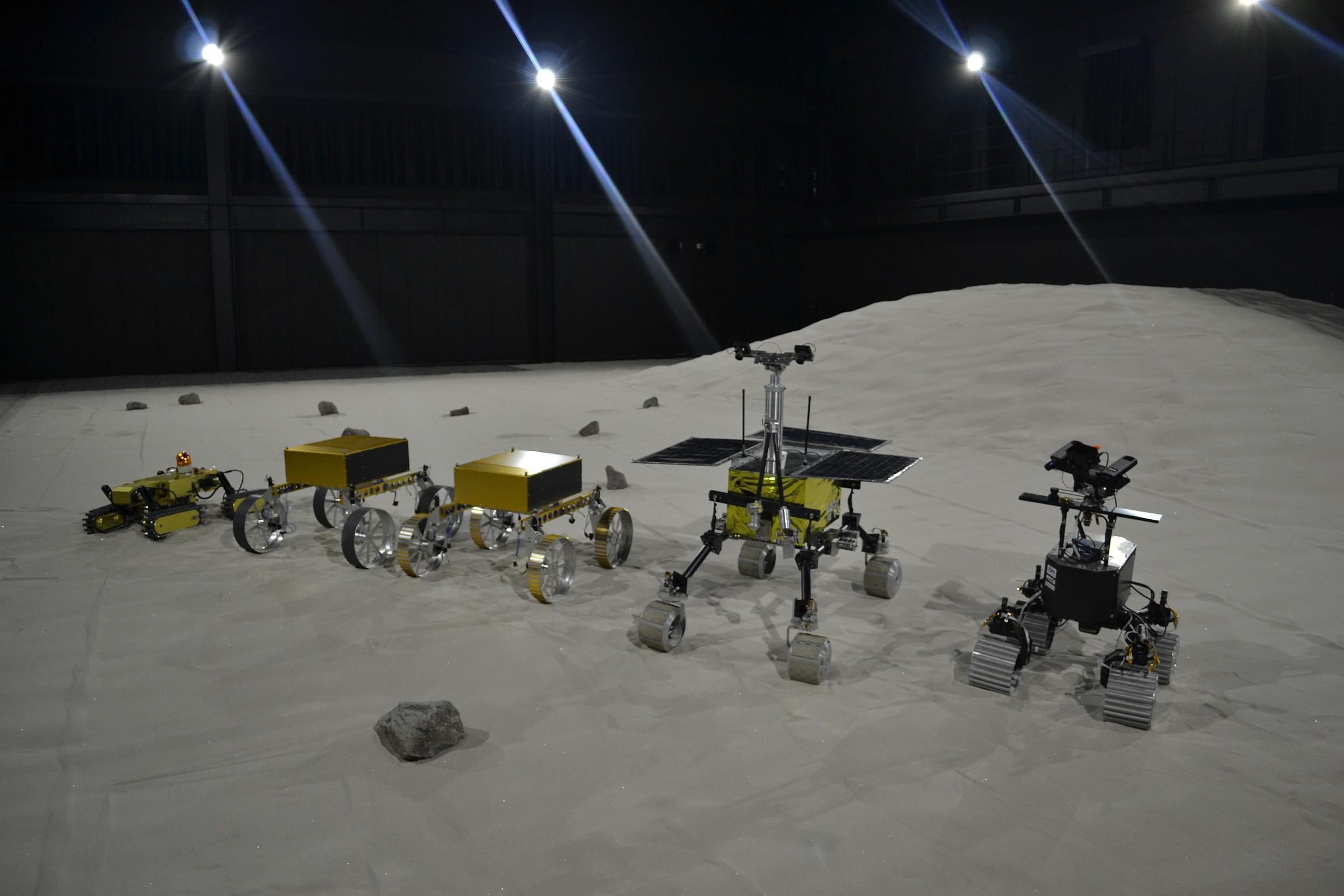 JAXA相模原キャンパスにある実験場「宇宙探査フィールド」