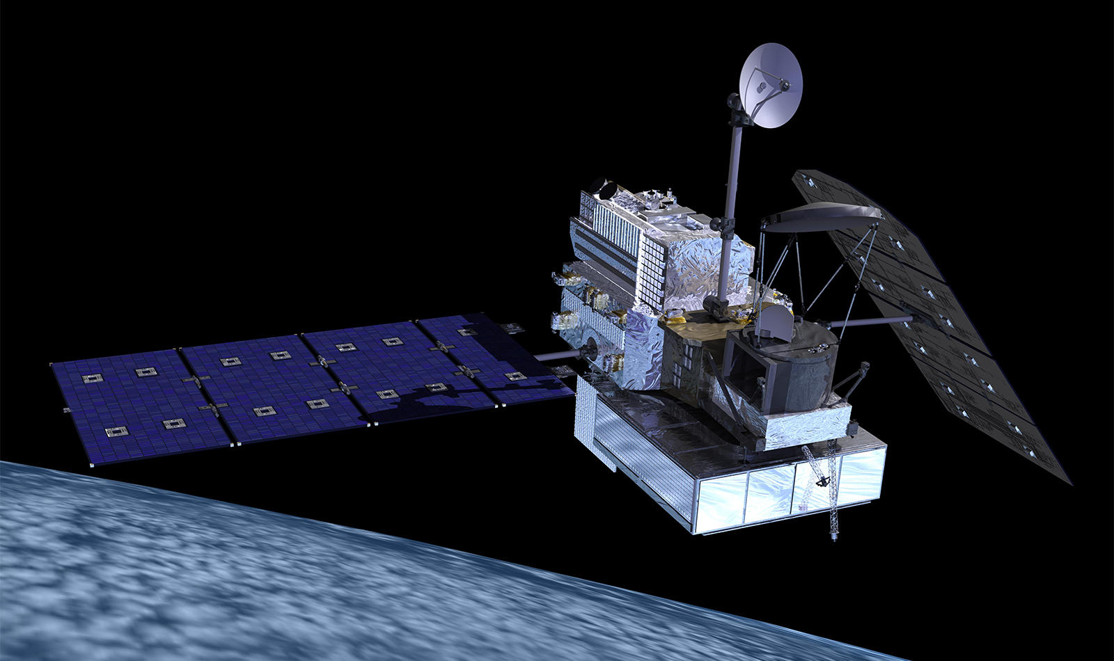 GPM主衛星のイメージCG
