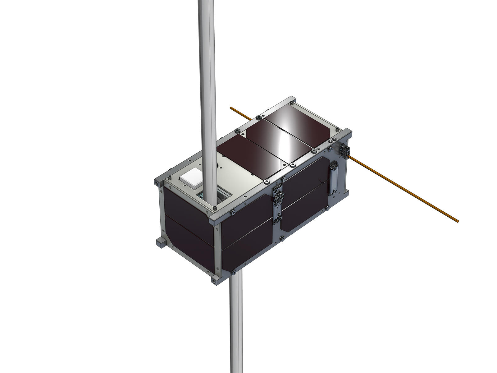 全国10校の高等専門学校が連携して開発した、木星電波観測技術実証衛星KOSEN-1