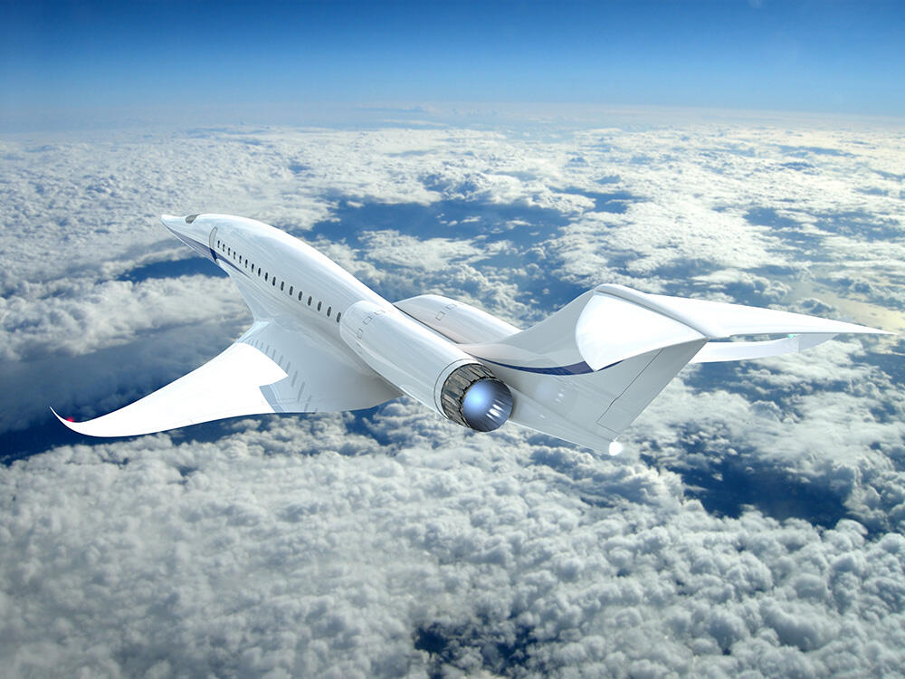 超音速旅客機のイメージCG