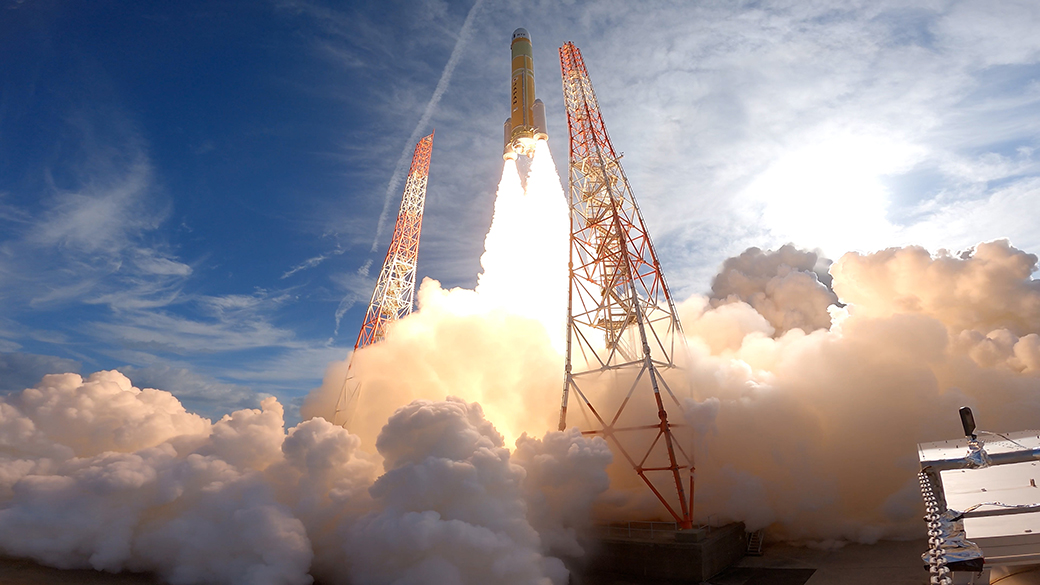 2024年2月17日9時22分55秒（日本標準時）、H3ロケット試験機2号機は種子島宇宙センターから打ち上げられた。